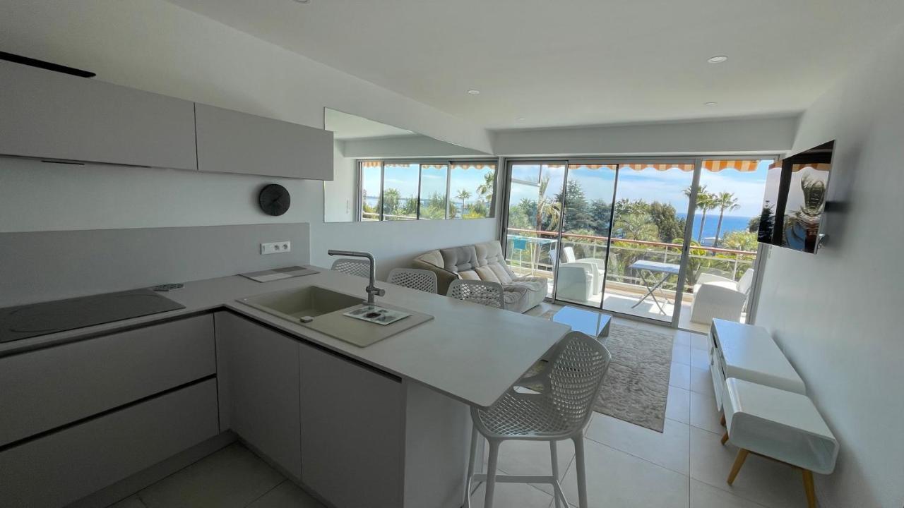 Appartement 2 Chambres Vue Mer Panoramique, Proche Croisette Cannes Vallauris Exterior photo