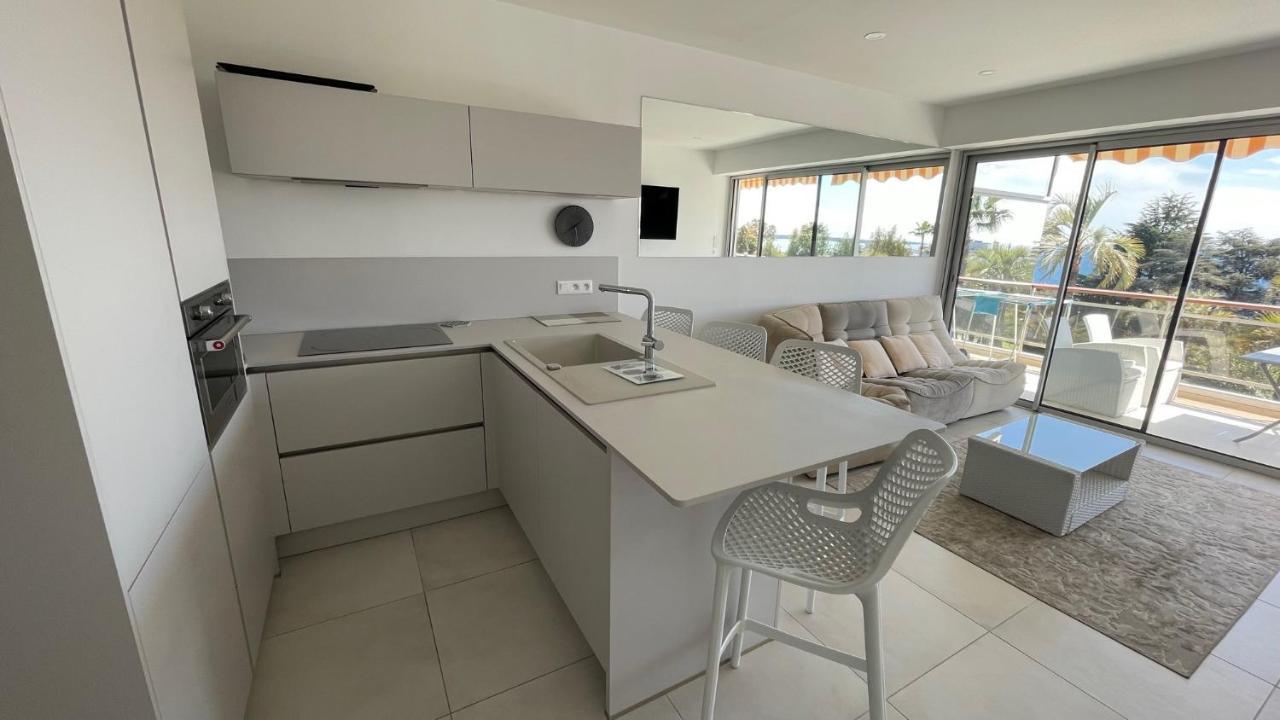 Appartement 2 Chambres Vue Mer Panoramique, Proche Croisette Cannes Vallauris Exterior photo