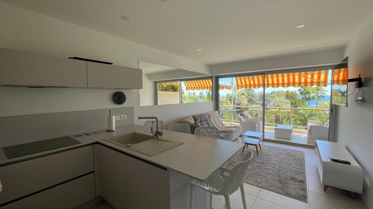 Appartement 2 Chambres Vue Mer Panoramique, Proche Croisette Cannes Vallauris Exterior photo
