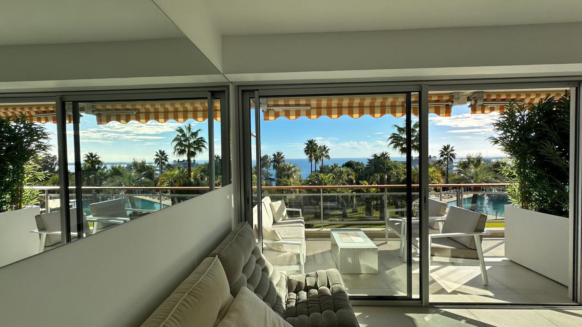 Appartement 2 Chambres Vue Mer Panoramique, Proche Croisette Cannes Vallauris Exterior photo